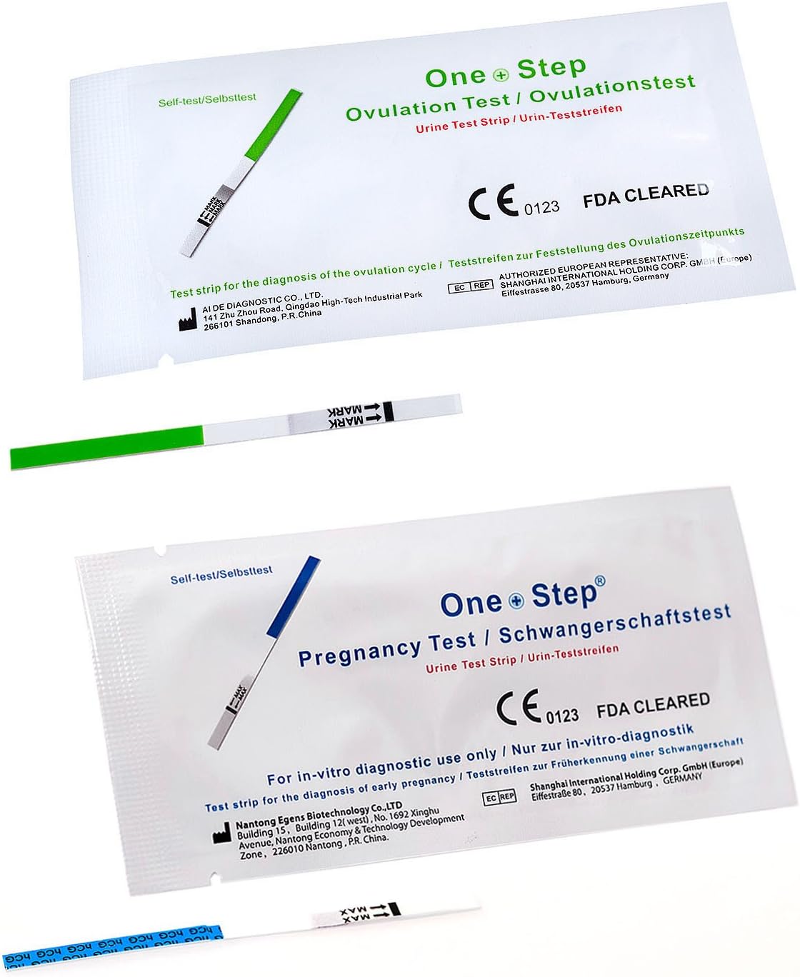 30 Ovulation Kit Sticks (20mIU) Fertility Test Strips + 5 Pregnancy