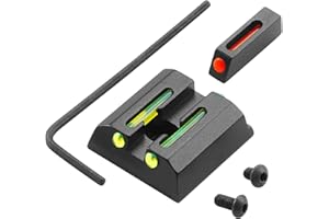 JIMTYEE Fiber Optic Green Red Sights for Taurus G2C G2S G3 w/o PT111 G2 PT140 G2 709 740 TX22 No Tritium Sights Set with Assembly Tools