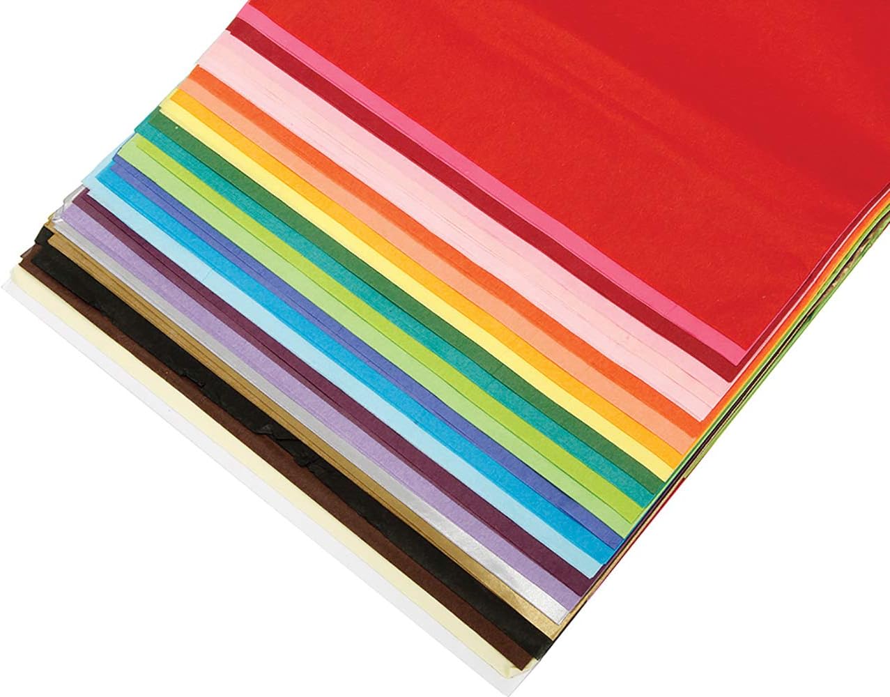 Darice 100-Piece Premium Quality Tissue Gift Wrapping Paper Crafts, Packing and More, 20 x 26 inches (100 Sheets), Assorted Colors: Arts, Crafts & Sewing