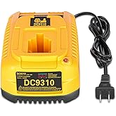 Leisuda DC9310 Fast Charger Replace for Dewalt 18V Battery Charger, Compatible for Dewalt 7.2V-18V Battery NiCD/NiMH Battery DC9098 DC9096 DC9091 DE9057 DW9072