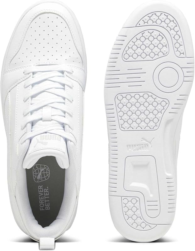 Unisex Rebound Low Puma White-Cool Light Gray 9 43 — photo 6 sur 8
