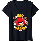 Women's Angry Birds Red Alert V-Neck T-Shirt
