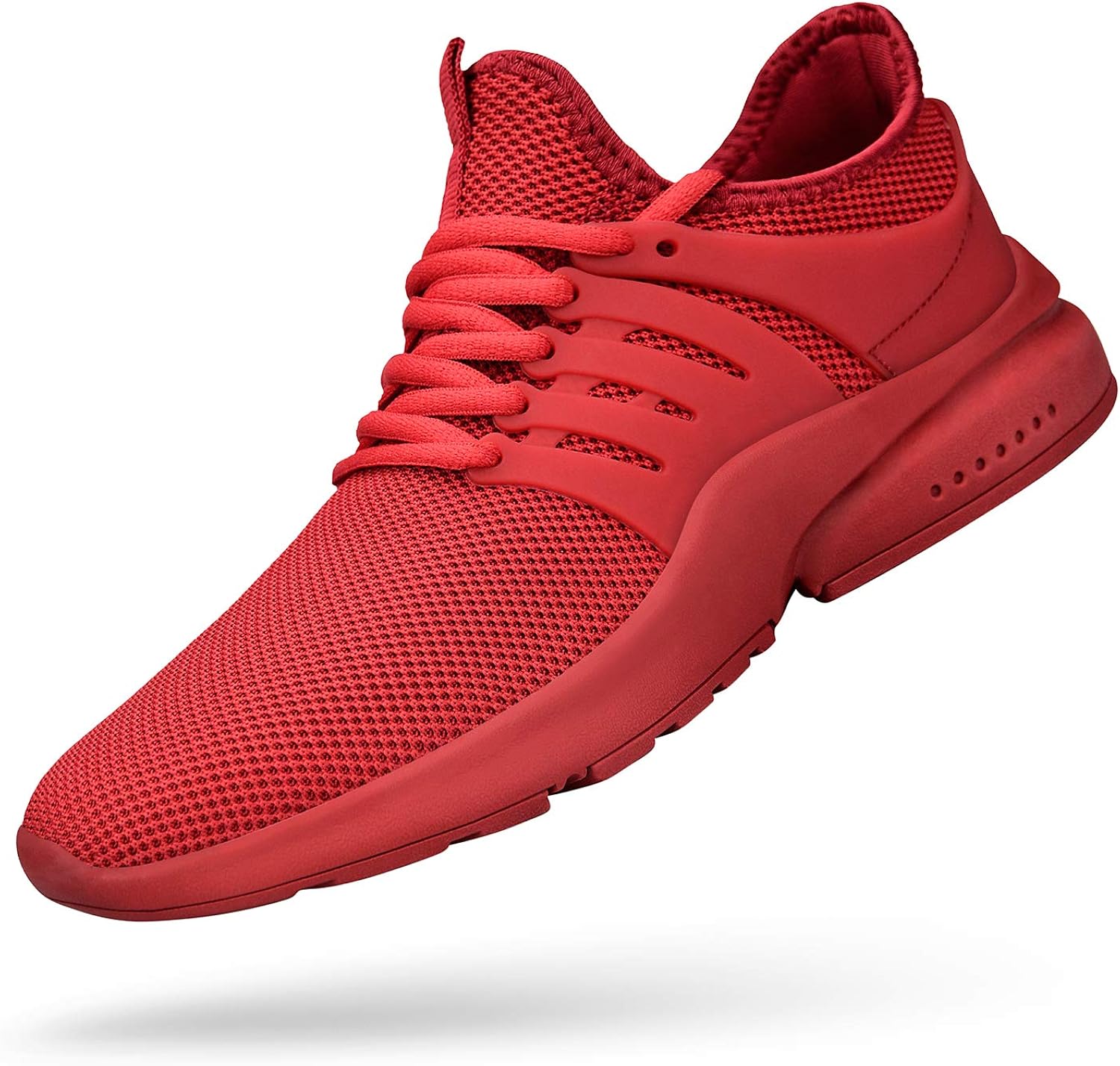  | Feetmat Men's Non Slip Gym Sneakers Lightweight Breathable Athletic Running Walking Tennis Shoes | Road Running