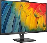 Philips 24" FHD IPS USB-C 90W Monitor 75Hz 4ms KVM Webcam Height view 1