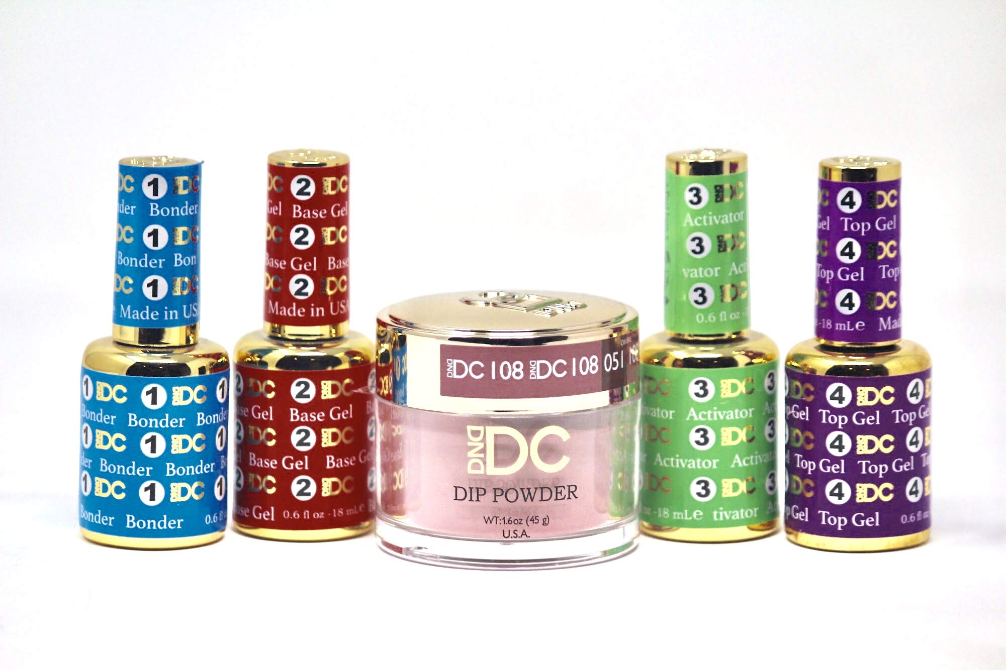 DND DIP POWDER KIT (DC 108 BARN RED)