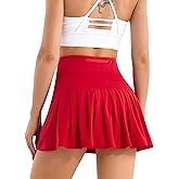Betaven Pleated Tennis Skirts for Women with Pockets Build in Shorts Golf Skort High Waisted Athletic Running Activewear