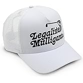 Funny Golf Legalize Mulligans Lucky Golfing Hat Embroidered Patch Mesh Back Trucker Snapback Hats Great Gifts for Golfer Cap