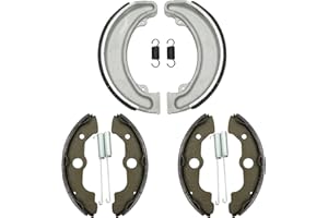 JAVIK Brake Shoes Front Left Right & Rear for Honda TRX300 4x4 TRX300FW Fourtrax 300 1988-2000, OEM# 06450-HC5-900 06430-HM5-