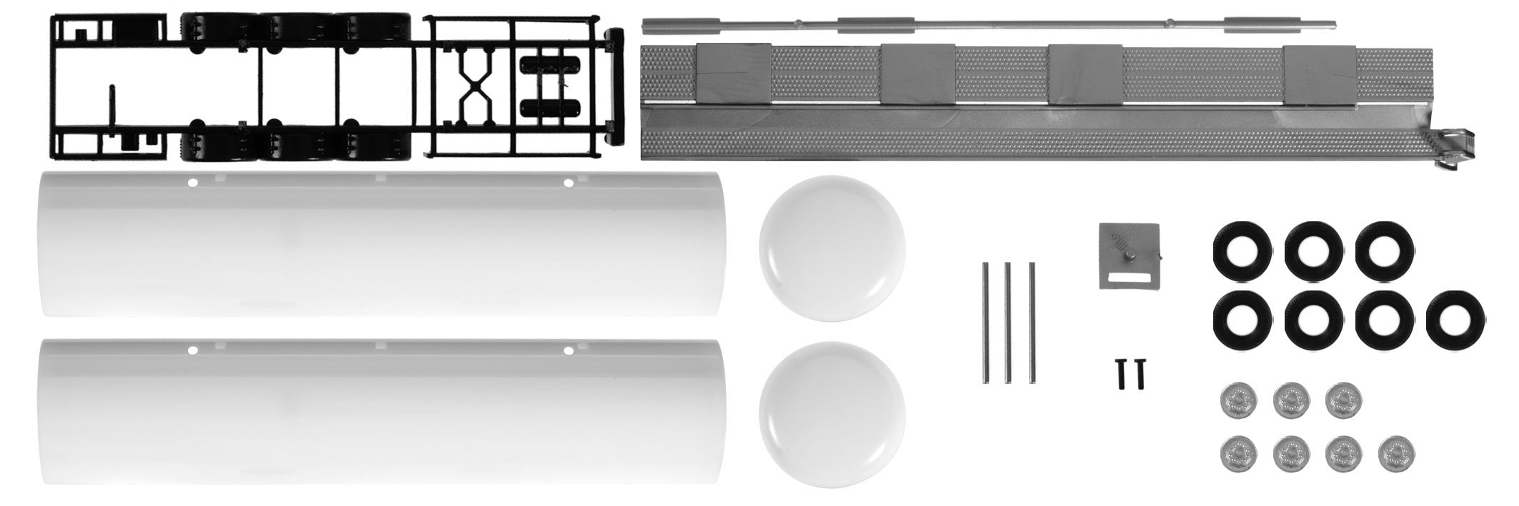 herpa 084437 - Tank trailer, white