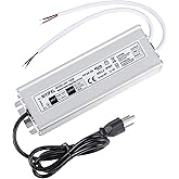 Controlador LED 150 vatios 24V DC transformador de bajo voltaje, fuente de alimentación impermeable IP67 LED, adaptador con e