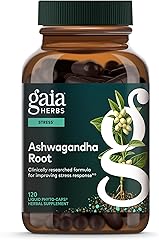 Gaia Herbs Ashwagandha Root - Stress Relief & Sleep Support Supplement - Supports Balanced Energy Levels & Positive Outlook* 