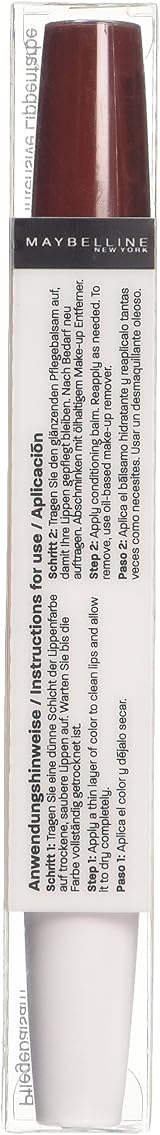 Maybelline Super Stay 24HR Lip Colour 585 Burgundy Lipstick BOXED L'Oreal Paris view 3