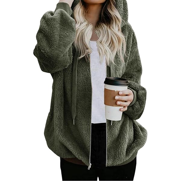Women's Oversized Sherpa Pullover Hoodie - Fuzzy Fleece Plaid Jacket With Pockets, Black Plaid