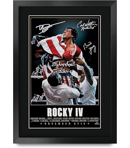 Amazon.com: ROCKY IV (1985) Original Authentic Movie Poster