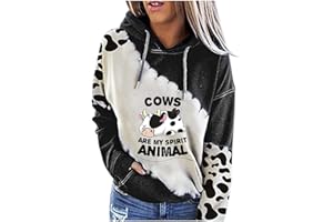 CEBOYEL Womens Hooded Sweatshirts Button Collar Hoodies Pullover Drawstring Long Sleeve Shirts Tops Cute Teen Girls Clothes