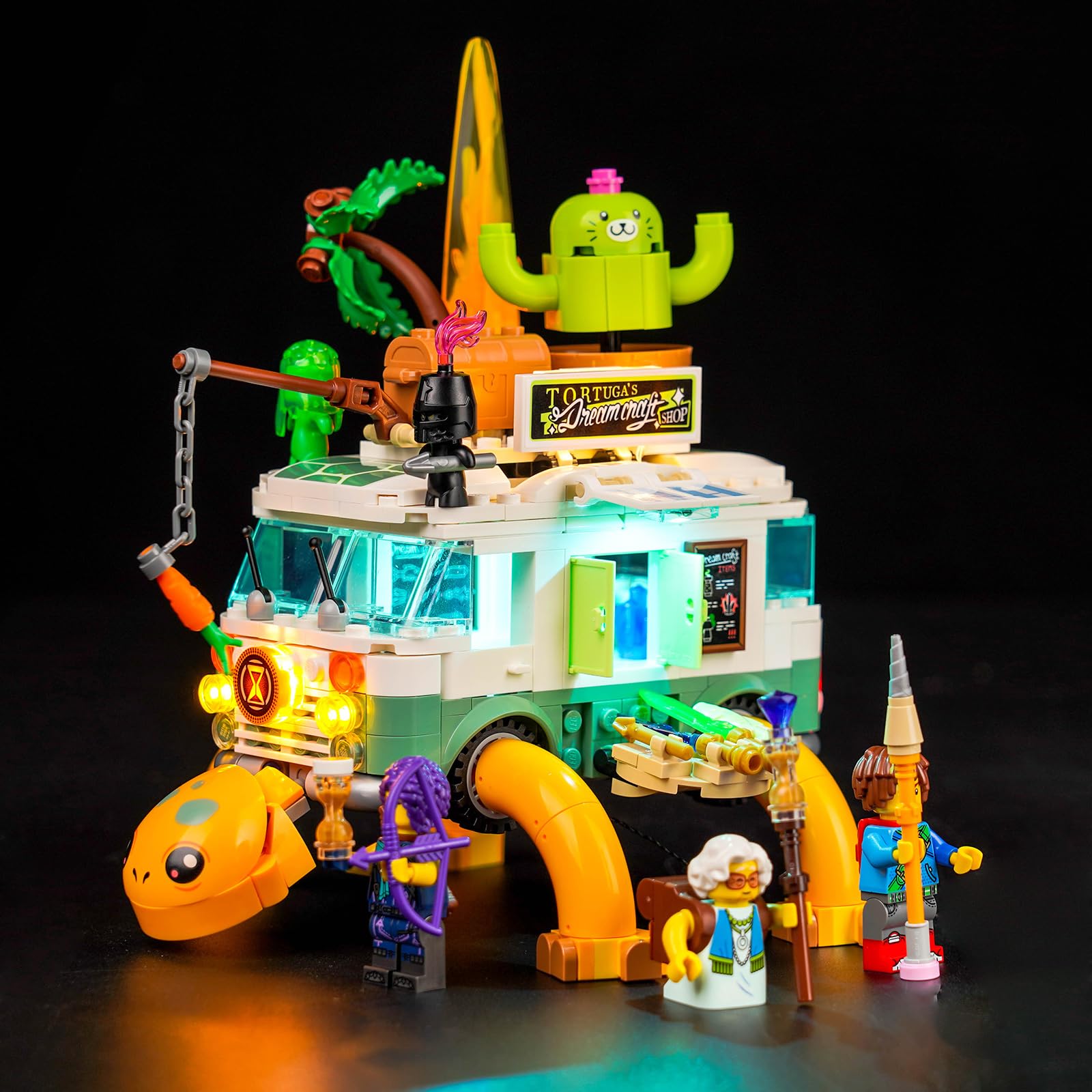 Led Light Kit for Lego Turtle Van 71456, Led Lighting Set for Lego DREAMZzz Mrs. Castillo's Turtle Van Set 71456 - Not Include Models, Just Light Kit