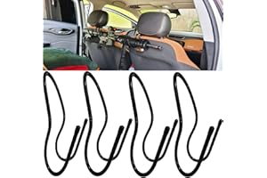 AUXPHOME 4 Pack Large & Heavy Duty Truck Gun Rack, Adjustable Automotive Headrest Gun Holder,for Truck, Car to Hold Your Rifle,Shotgun - One Step Installation -Hold up to 30 pounds - No Rifles Included