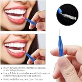 FUYOAL 80 Pcs Interdental Brushes Soft Dental Cleaning 4 Colors view 2