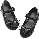 GINFIVE Toddler Girls Dress Shoes Little Girls Mary Janes Ballerina Flats Shoes Toddler
