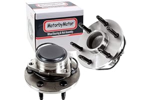 MotorbyMotor 515054 (2WD) Front Wheel Bearing Hub Assembly w/6 Lugs for Chevrolet Avalanche Silverado Suburban 1500 Express 1500 2500, GMC Sierra 1500 Savana 1500 2500 Hub Bearing Assembly RWD-2PK