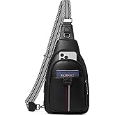 cakang Womens Sling Bag Crossbody Bags for Women Vegan Leather Sling Backpack Daypack Fanny Pack Crossbody Purse Travel