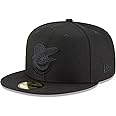 New Era MLB 59FIFTY Black Black Authentic Collection Fitted On Field Game Cap Hat