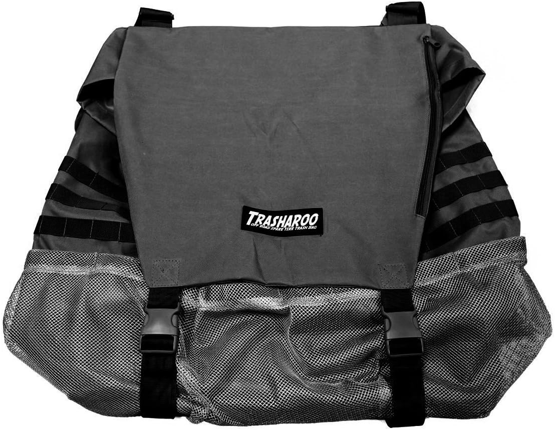 Trasharoo Spare Tire Trash Bag BLACK OPEN BOX