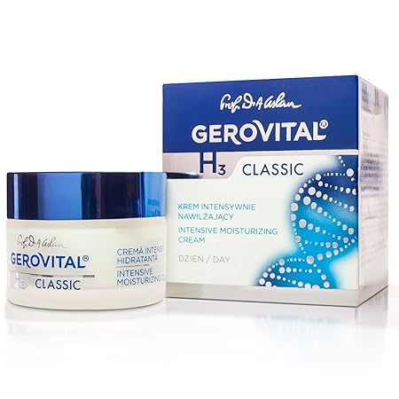 GEROVITAL H3 CLASSIC, Intensive Moisturizing Day Cream (With Hyaluronic Acid) 45+ by GEROVITAL H3 CLASSIC