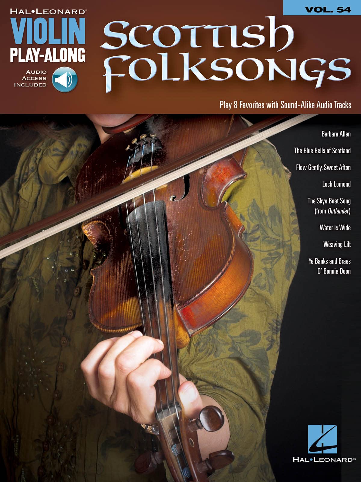 Violin Play-Along Volume 54: Scottish Folksongs (Includes Online Access Code)