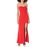 Speechless Women's Strapless Side Slit Dress