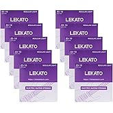 LEKATO Electric Guitar Strings Nickel Plated Steel Coated Electric Guitar Strings with Ball End 10 Set of 6 Hex Steel String(10-46)