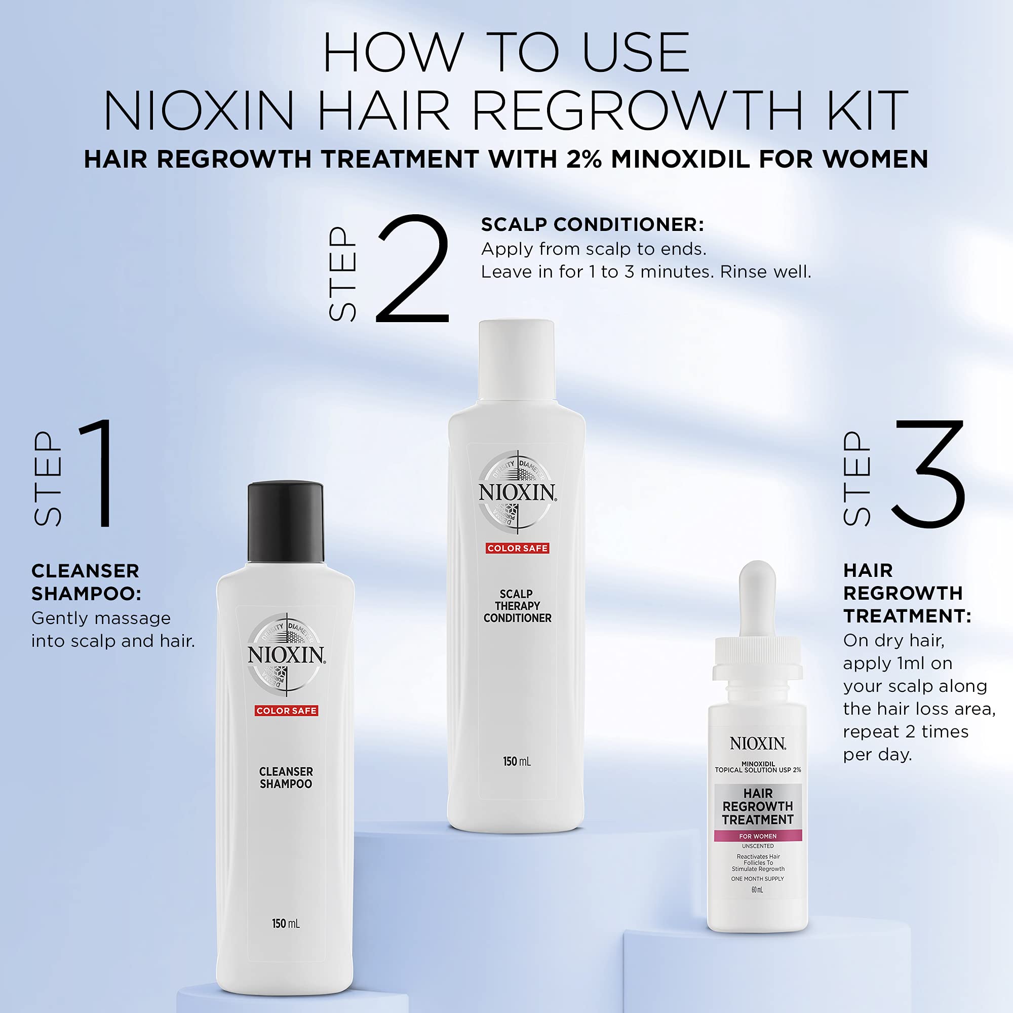 Nioxin Minoxidil System & Treatments for Women