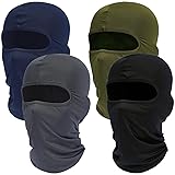 4 Pcs Balaclava Face Ski Mask : Full Face Cover