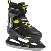 Bladerunner Ice by Rollerblade Micro Ice XT, Junior, Adjustable, Black and Lime, Ice Skates