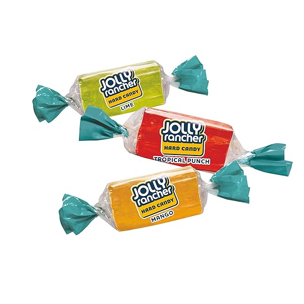 JOLLY RANCHER TROPICAL FRUIT FLAVORED HARD CANDY BAG, 6.5 OZ