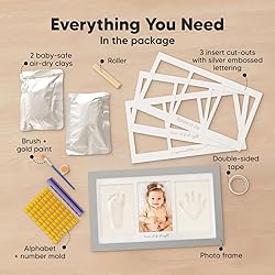 Baby Hand and Footprint Kit - Clay Handprint