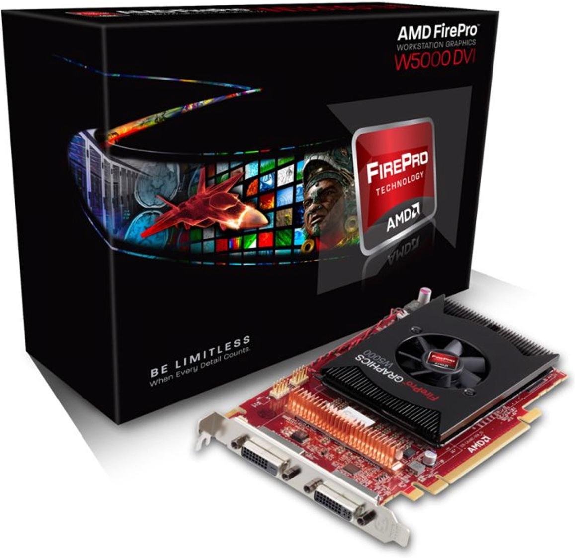 Tarjeta gráfica Sapphire AMD FirePro W5000 2GB GDDR5 Dual DVI-I PCI-Express Tarjetas gráficas 100-505838