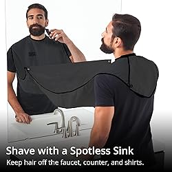 BEARD KING Beard Bib Apron - Shaving Set for Dad