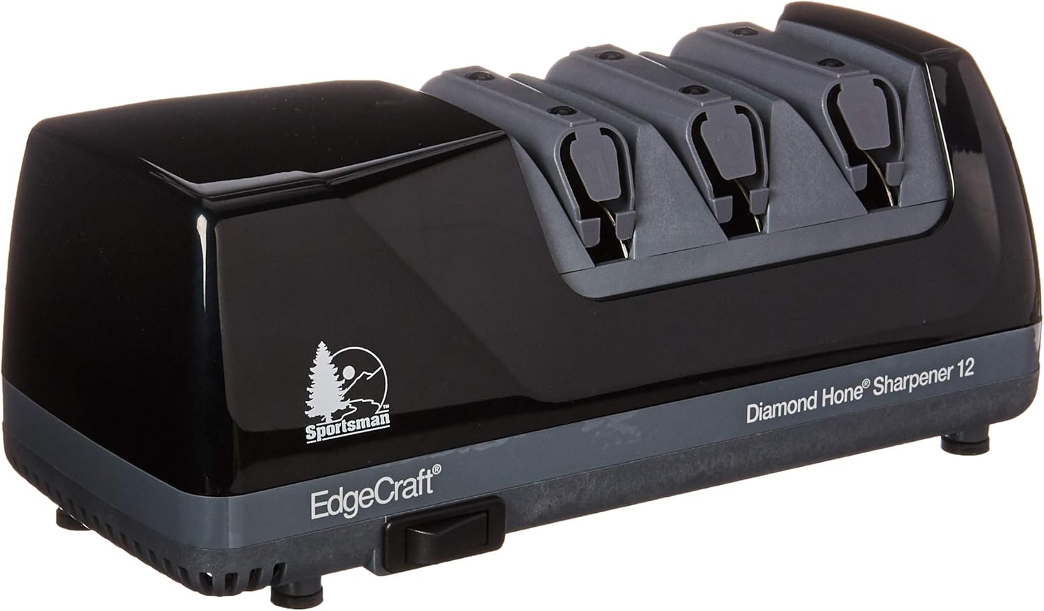 Chef'sChoice EC12 Sportsmen Ultra Hone Electric Knife Sharpener, 3-Stage, Black