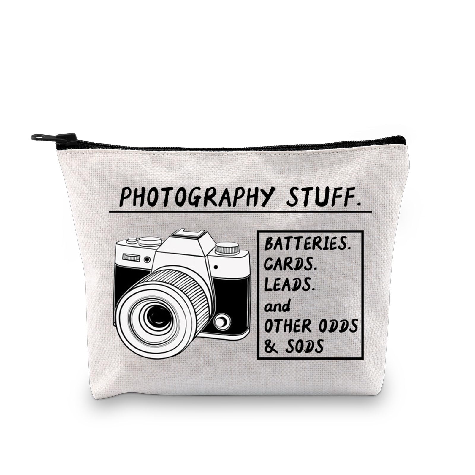 LEVLO Photographer Makeup Bag Photography Camera Accessories Stuff Bag Photography Lovers Gift Camera Cosmetic Bag (Photography Stuff 3UK)