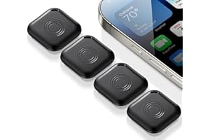 TELYLOU Air Tracker Tags-4 Pack Luggage Tracker Work with Apple Find My (iOS 14.6 Above Only), Key Finder and Item Locator Smart Tag for Backpack, Suitcases, Pet, Wallet.etc.