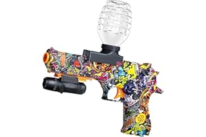 Anstoy Automatic Gel Ball Blaster, Light Waterproof Splatter Ball Blaster Gelfire Toy with Gel Rounds, Sight & Eyewear for Orby Outdoor Shooting Game Party Gift Ages 14 & Up - Love