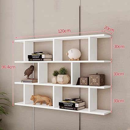 Wxp Kitchen Furniture Creative Wall Mount Bookshelf Living Room