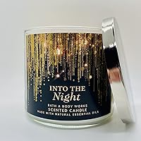 Amazon.com: Bath and Body Works Into The Night 14.5oz 3 Wick Candle : Home & Kitchen