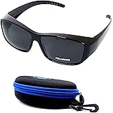 BLUE CUT Fit Over Polarized Sunglasses Solar Shield Sunglasses To Wear Over Glasses