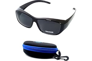 BLUE CUT Fit Over Polarized Sunglasses Solar Shield Sunglasses To Wear Over Glasses