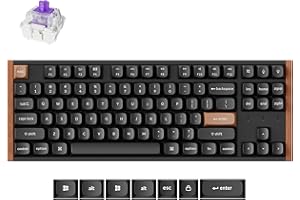 Keychron K8 HE Mechanical Keyboard TKL Wireless Bluetooth 2.4G Wired Triple Mode Hot Swappable Hall Effect with QMK VIA Alumi