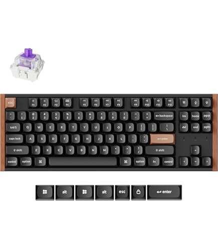 Keychron K2 HE Custom Mechanical Gaming Keyboard, RGB Backlight
