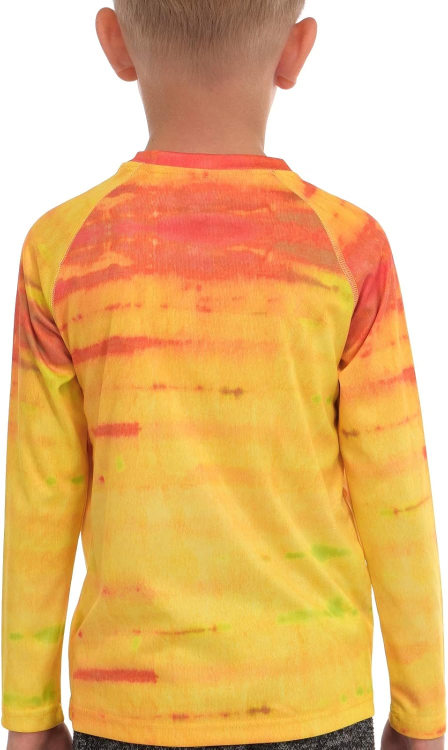 Sun Shirts for Youth Boys Rashguard - Long/Short Sleeve Lightweight Shirt SPF 50+: Clothing