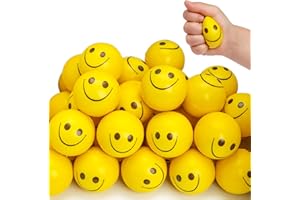 LovesTown 40PCS Stress Balls Bulk, 2 Inch Sensory Toys for Kids Squishies Fidget Toys Stress Relief Gifts for Coworker Classroom Prize Party Supplies Goodie Bag Stuffer